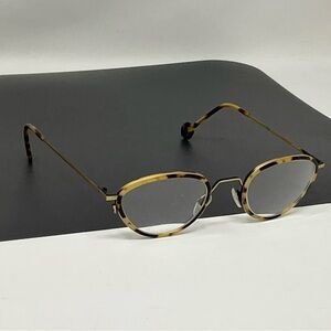 l.a. Eyeworks SAM 356M442 Eyeglasses Sunglasses Frames Tortoise Gold Round